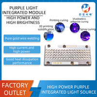 UV de alta potência e alto brilho em impressão 3D, impressão e adesivo sem sombra Cura UVA LED Integrated Light Source