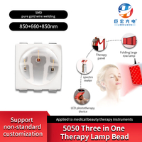 Terapia de beleza médica 5050 SMD personalizada três em um 660Nm de 850nm de miçangas LED de infravermelho vermelho