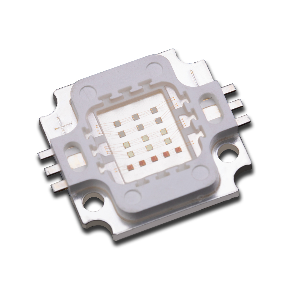 Luz de estágio RGB de alta potência de 17w de 17w, luz de aquário três em uma fonte de luz integrada de alto brilho colorido