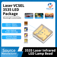 Grânulos de LED de suporte banhado a ouro de alta potência laser VCSEL de cerâmica 3535