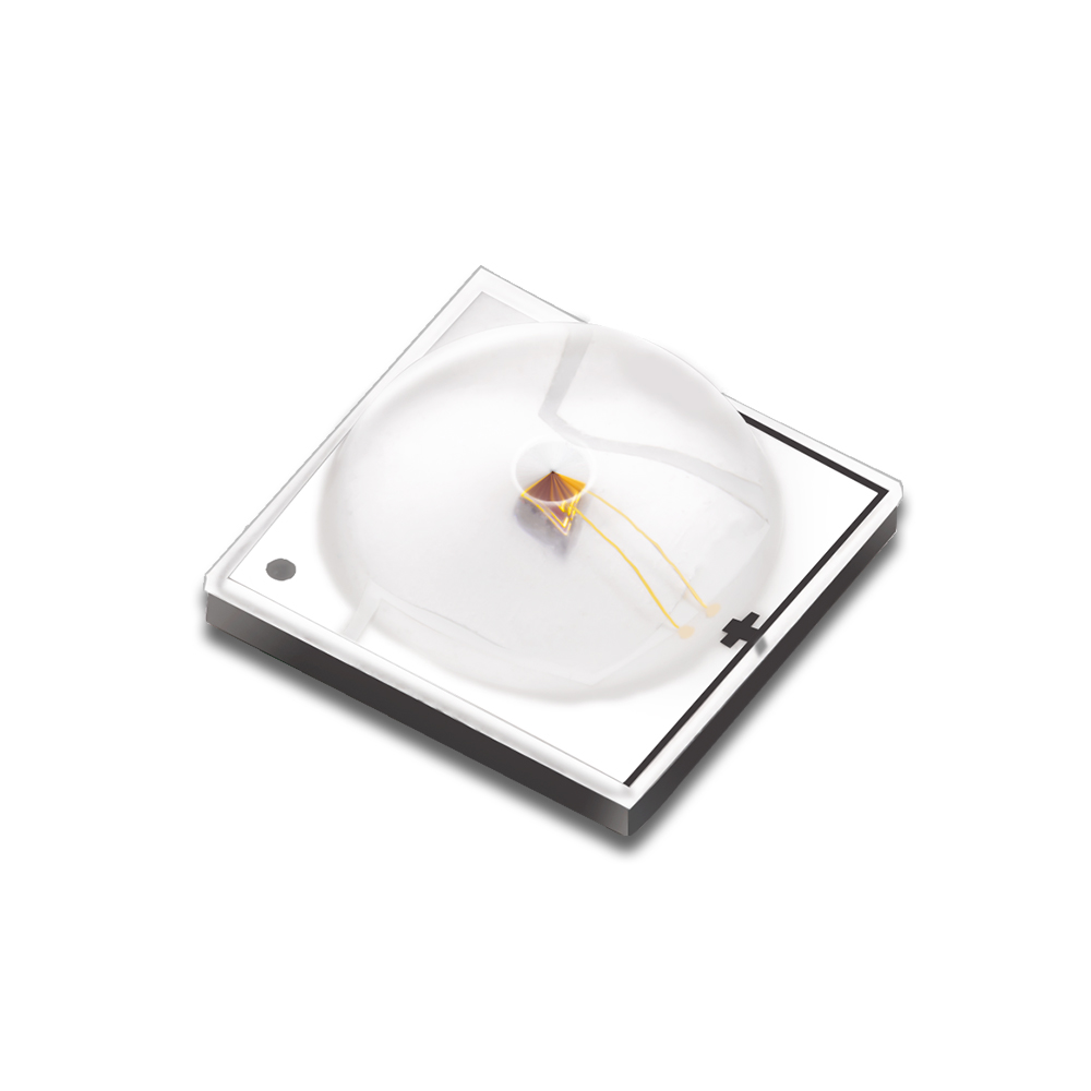 Cabeça de bola de cerâmica 5050 150 graus 1W Fonte de luz LED de cor azul azul de alta potência