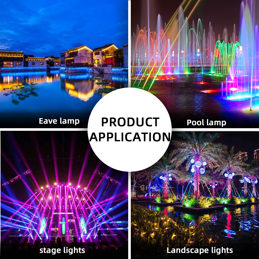 Cerâmica 7070rgbw de alta potência colorida de alto brilho LED LED Stage Light Light Light Source