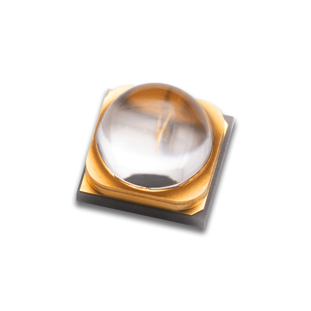 5050 lente de vidro de quartzo 60 ° LED chip 365-425nm detecção anti-falsificação fonte de luz LED de alta potência